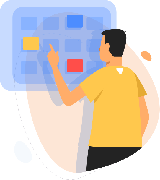 Web and app development illustration